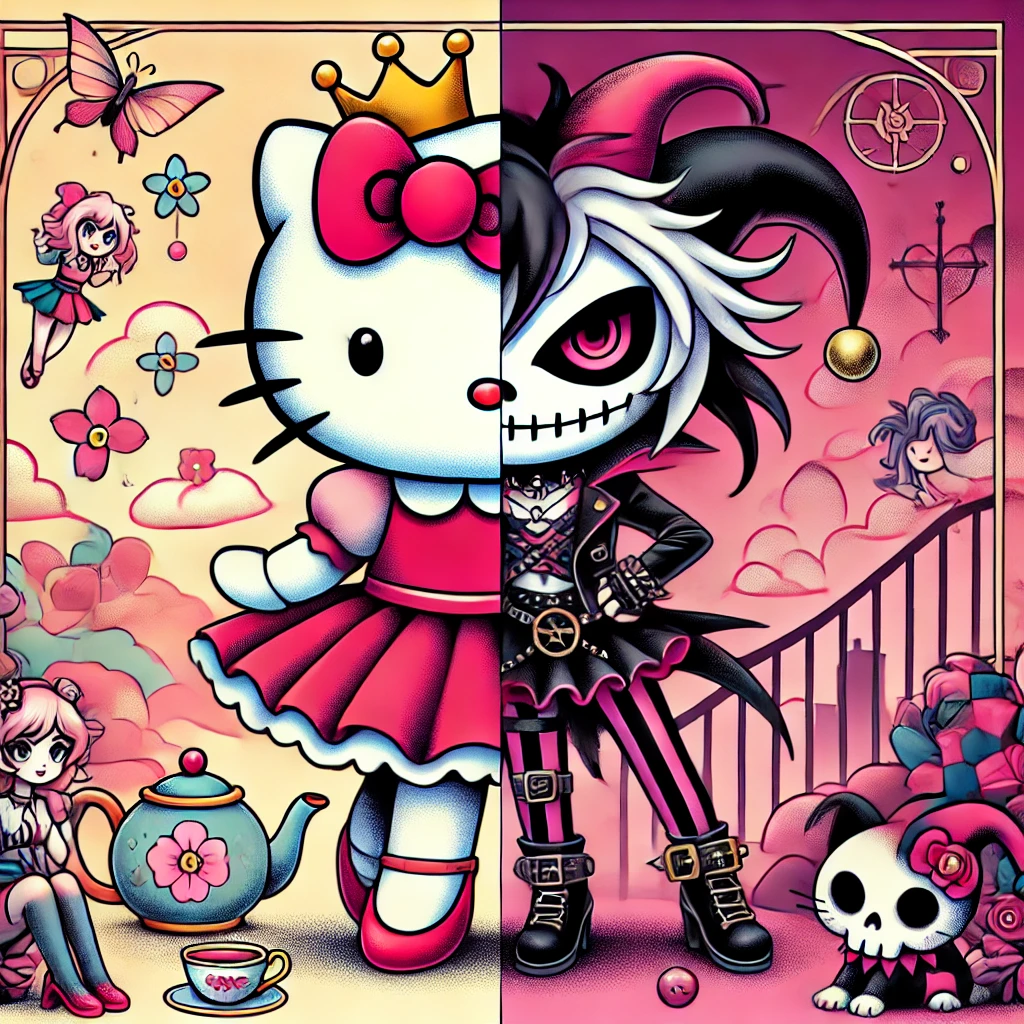 Kuromi:fox5ydxdt58= Hello Kitty